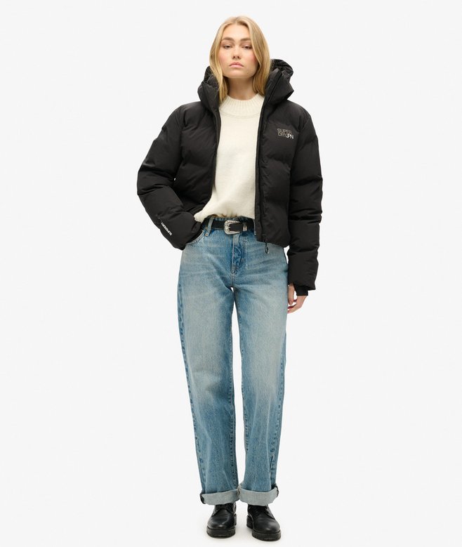 Hooded Boxy Puffer Jacket