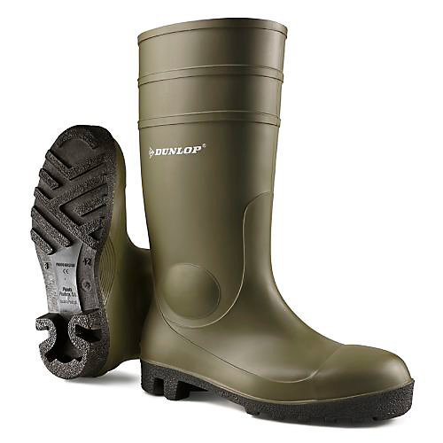 Bottes de sécurité S5 SRA vert/noir PROTOMASTOR FULL SAFETY P47 - DUNLOP - 142VP.47