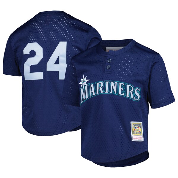 Ken Griffey Jr. Seattle Mariners Preschool Cooperstown Collection Mesh Batting Practice Jersey - Navy