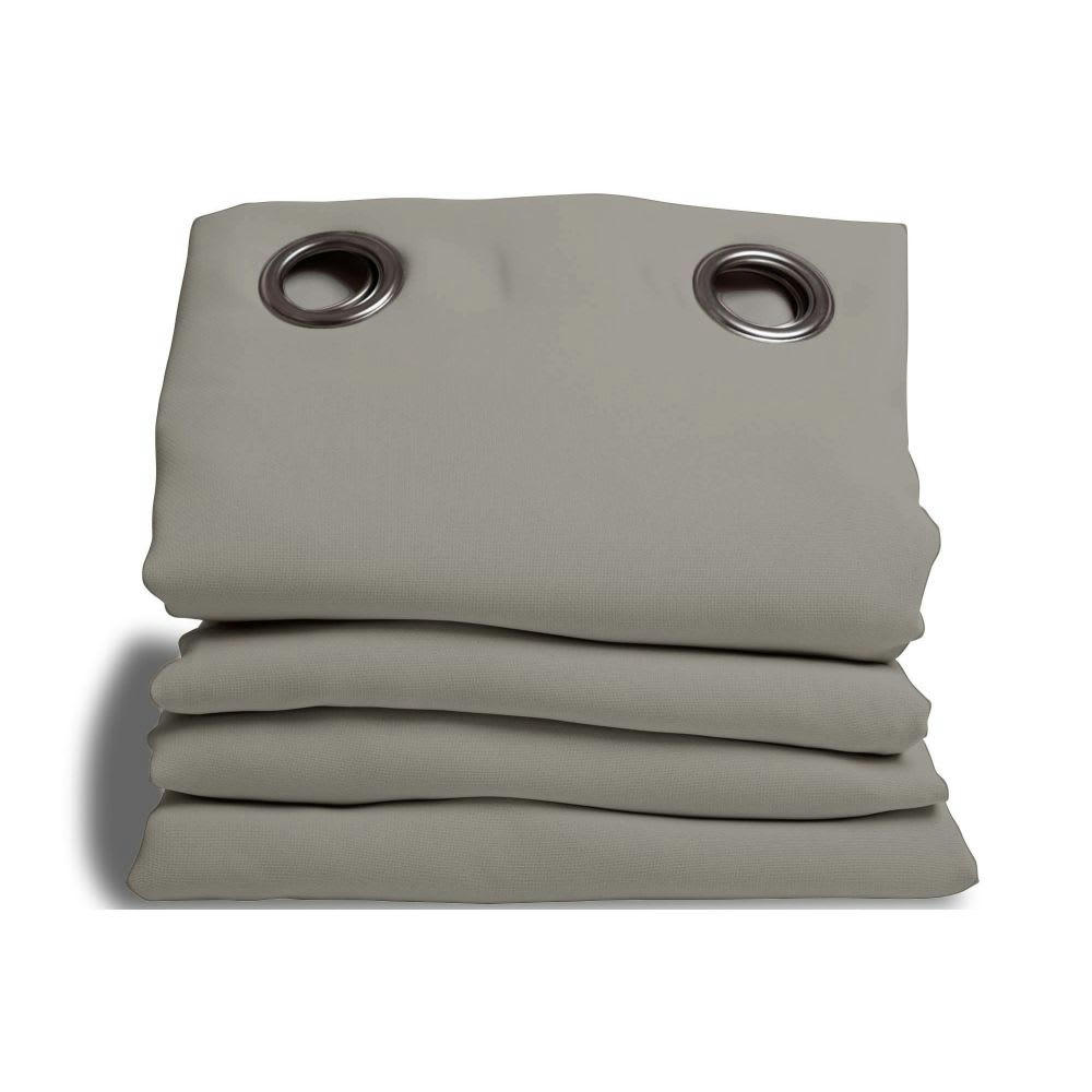 - Rideau phonique thermique occultant gris 140x260