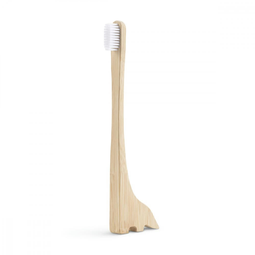- Brosse à dent dinosaure bambou naturel