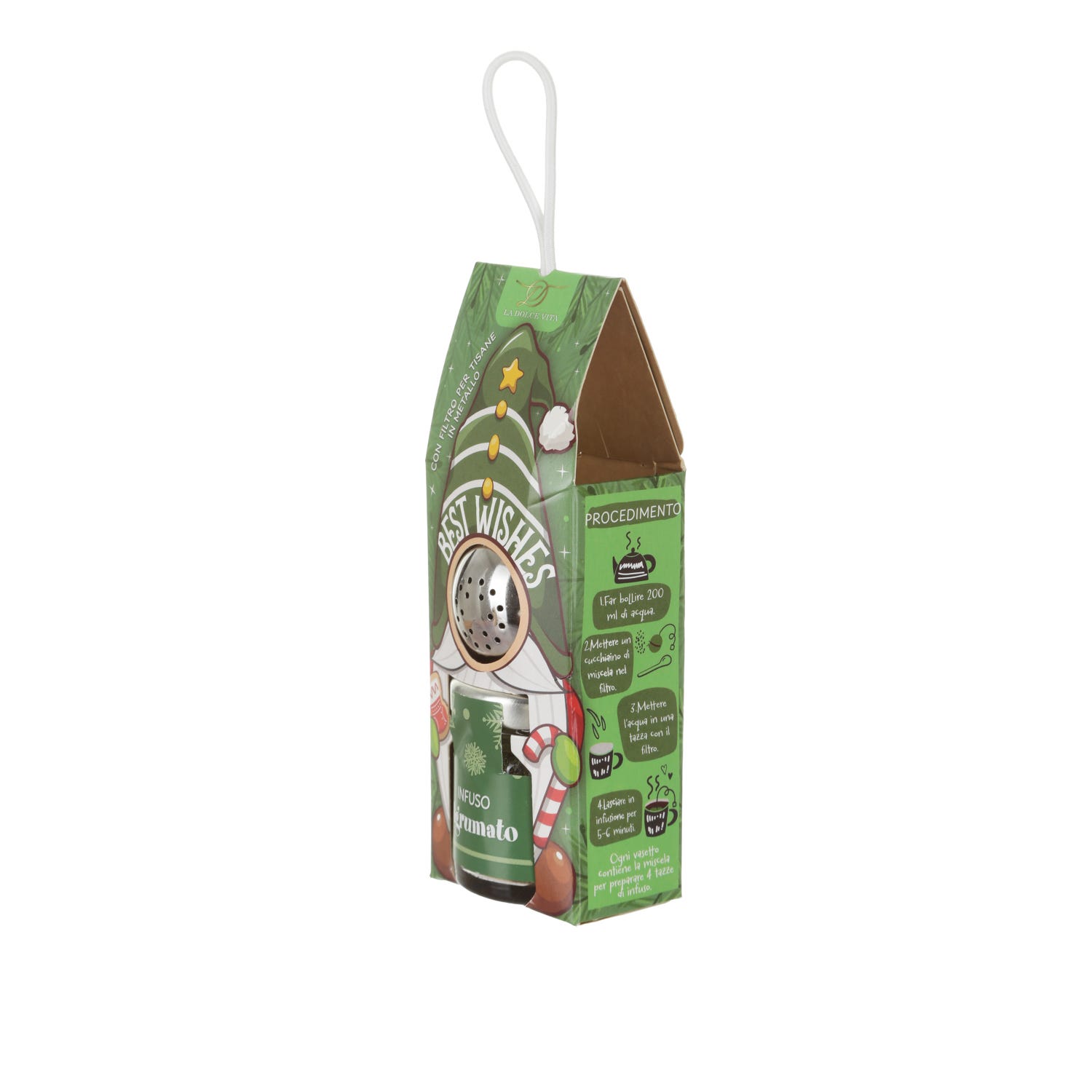 Infuso tè esotico con filtro confezione regalo
