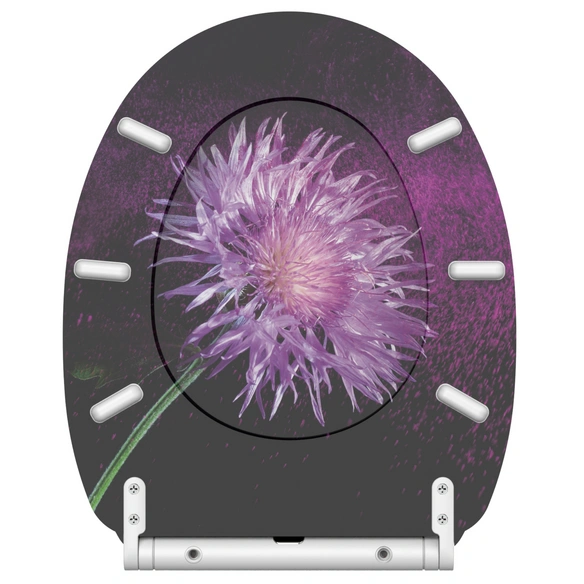 WC-Sitz »Purple Dust«, Absenkautomatik & Schnellverschluss, Holz