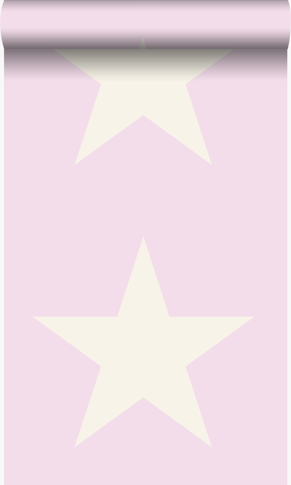 Origin Wallcoverings behang sterren glanzend roze en wit - 53 cm x 10.05 m - 346827
