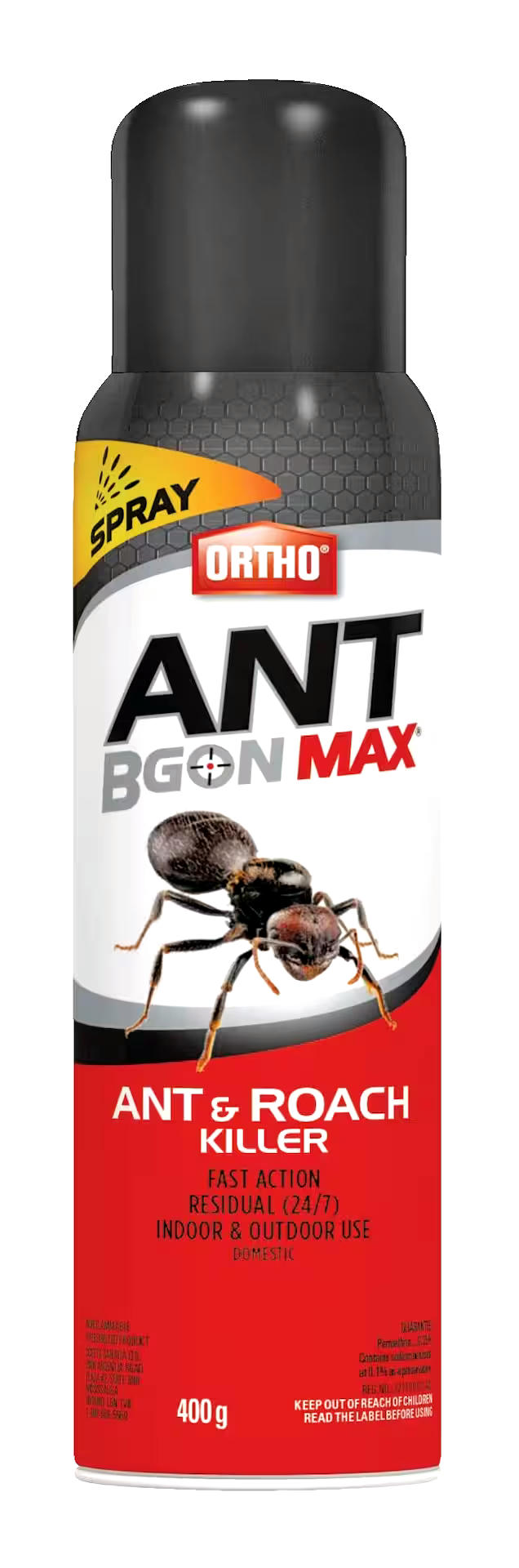 Ortho® Ant B Gon® Max Indoor/Outdoor Ant & Roach Killer Aerosol Spray, 400-g