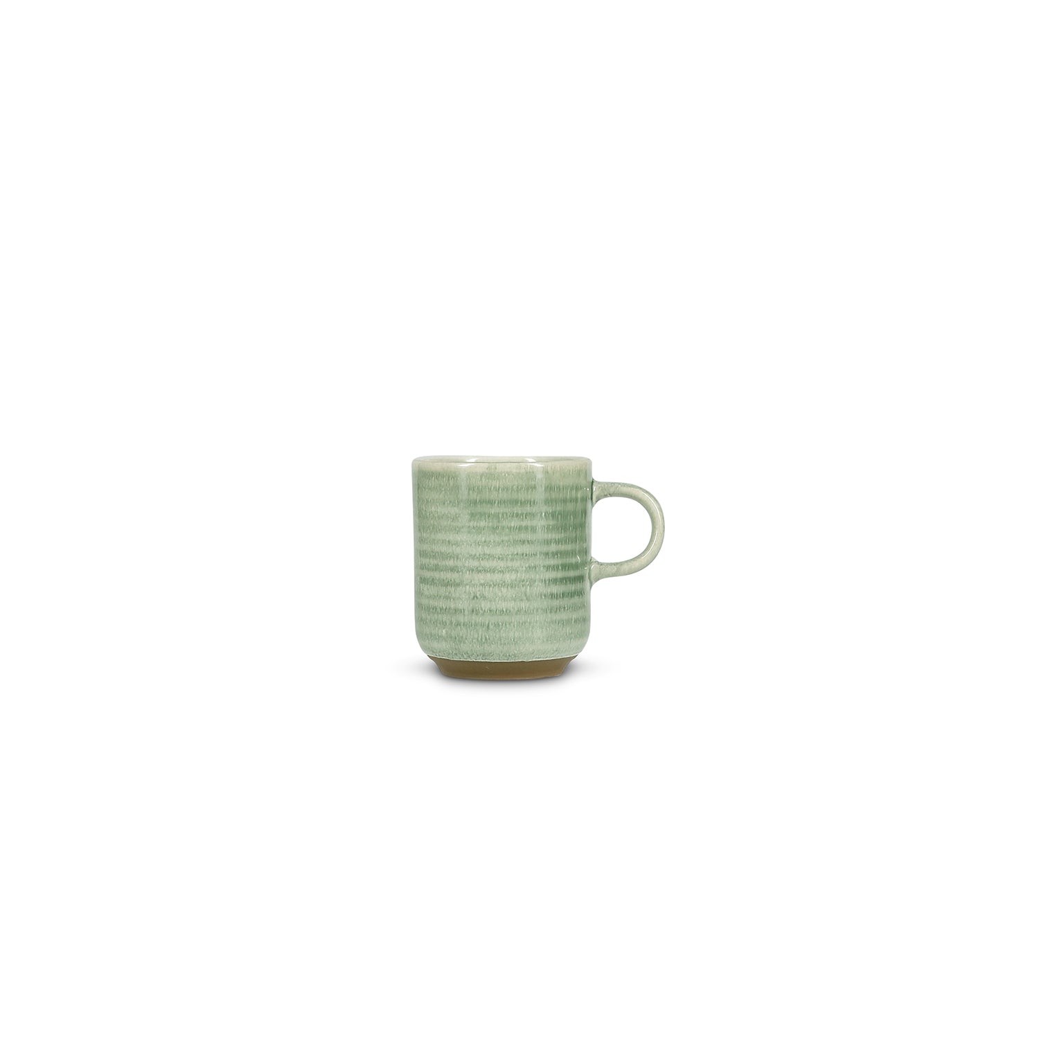 Salt & Pepper - Beker 30 cl met oor groen Cameo - Set van 4