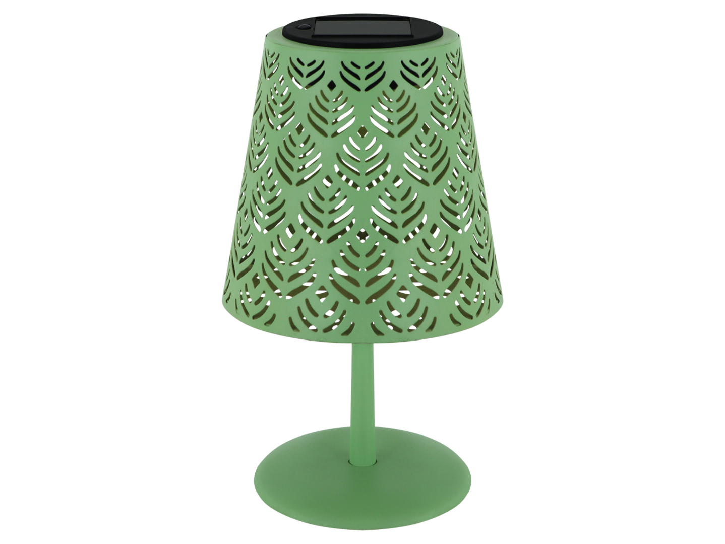 Lampa stolarna Luda LED z czujnikiem dnia i nocy stalowa zielona