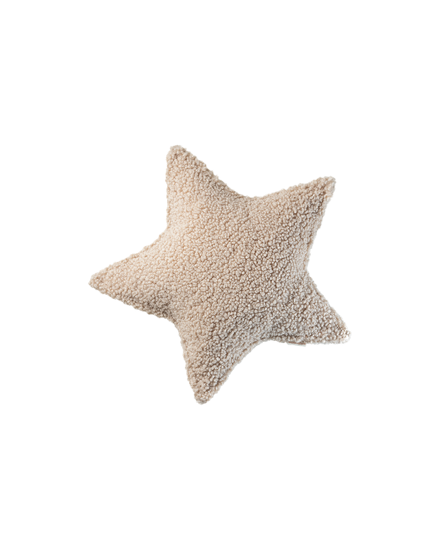 Wigiwama Ster Kussen - Beige
