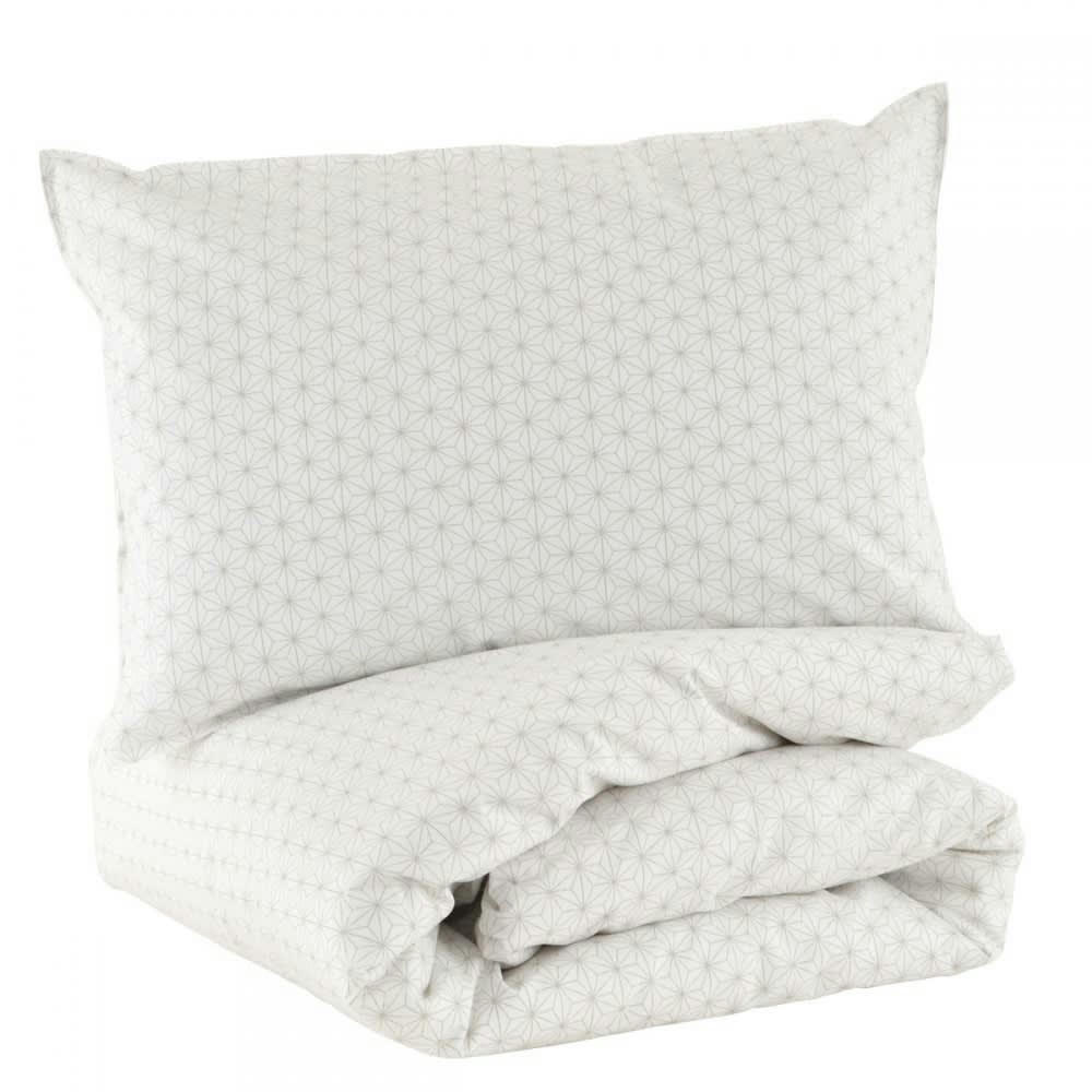 POMPOM - Parure de lit housse de couette + taie 100x140 cm - 40x60 cm