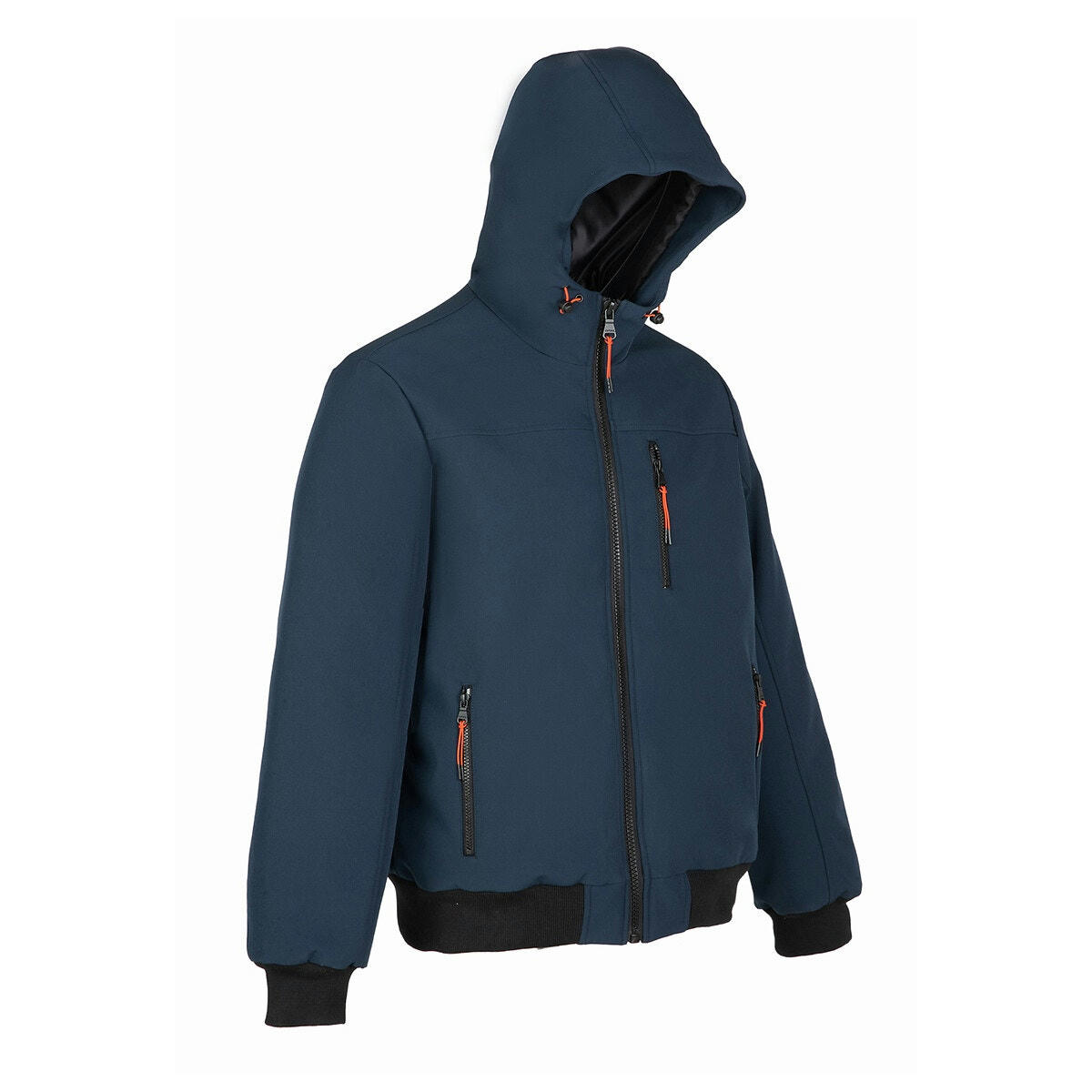 Blouson chaud zippé à capuche Bayo