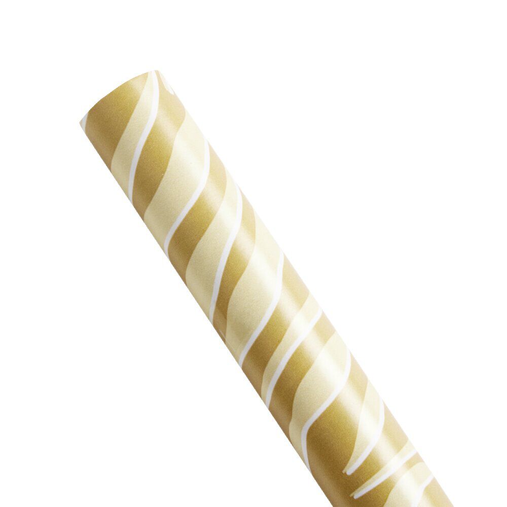 Rouleau papier cadeau No&euml;l 2m vert ou doré à motifs - 2 modèles