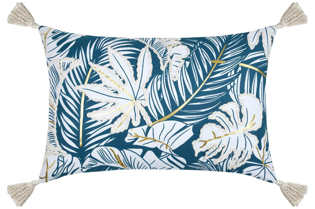 Poduszka Dekoracyjna ALOHA 40x60 cm Liście Chwosty do Salonu