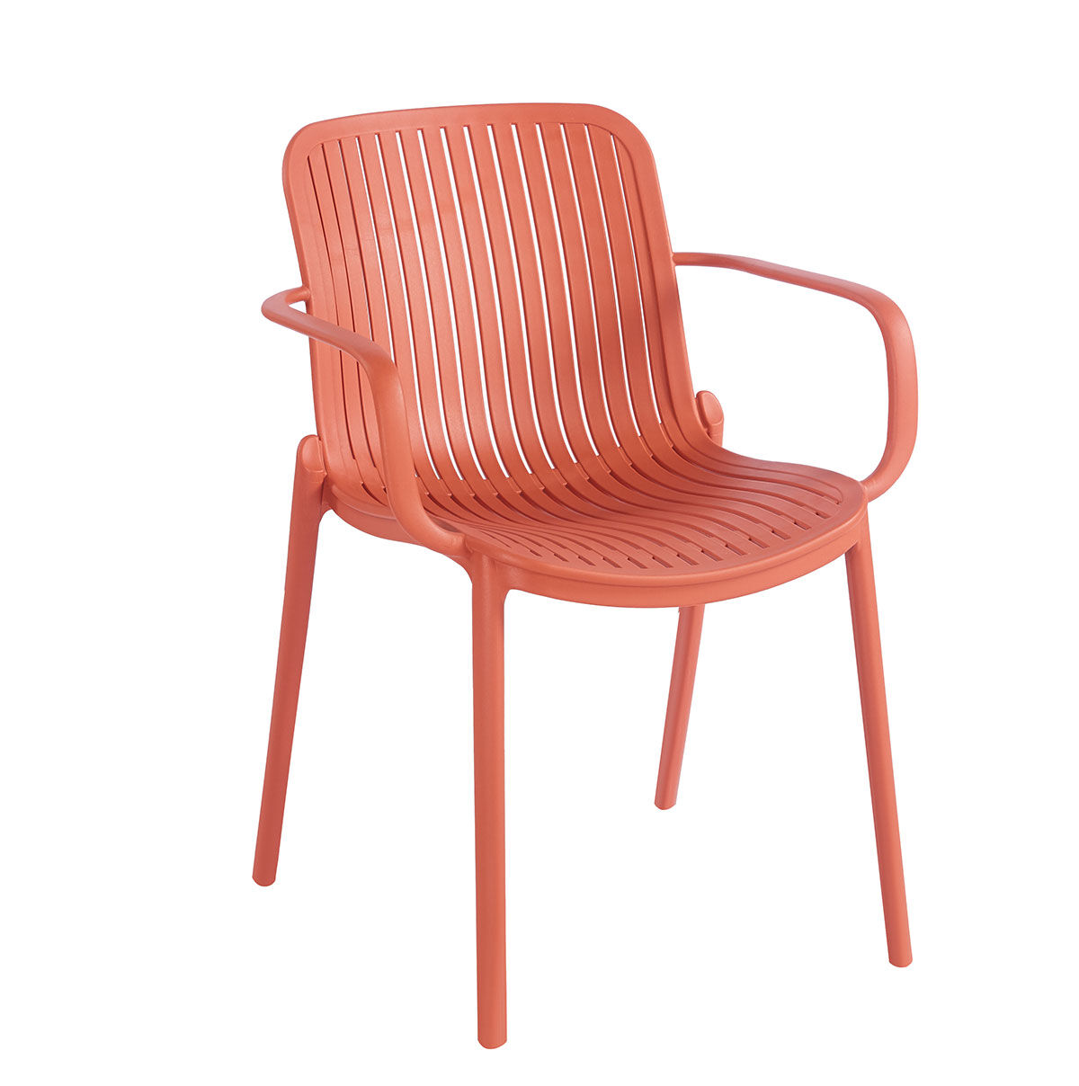 Cadeira BARI laranja com braços