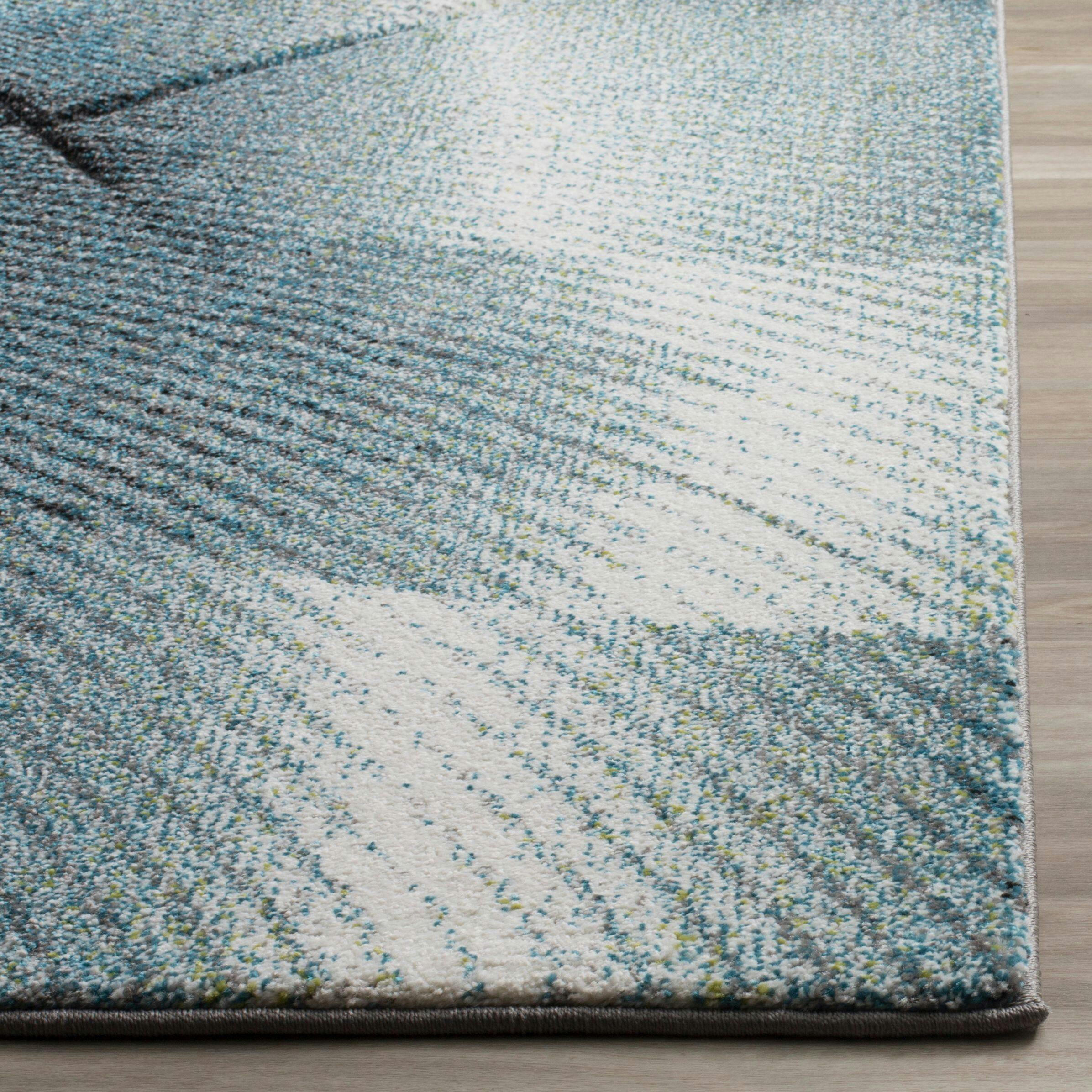 Safavieh Hollywood 715 Rug, Grey/Teal