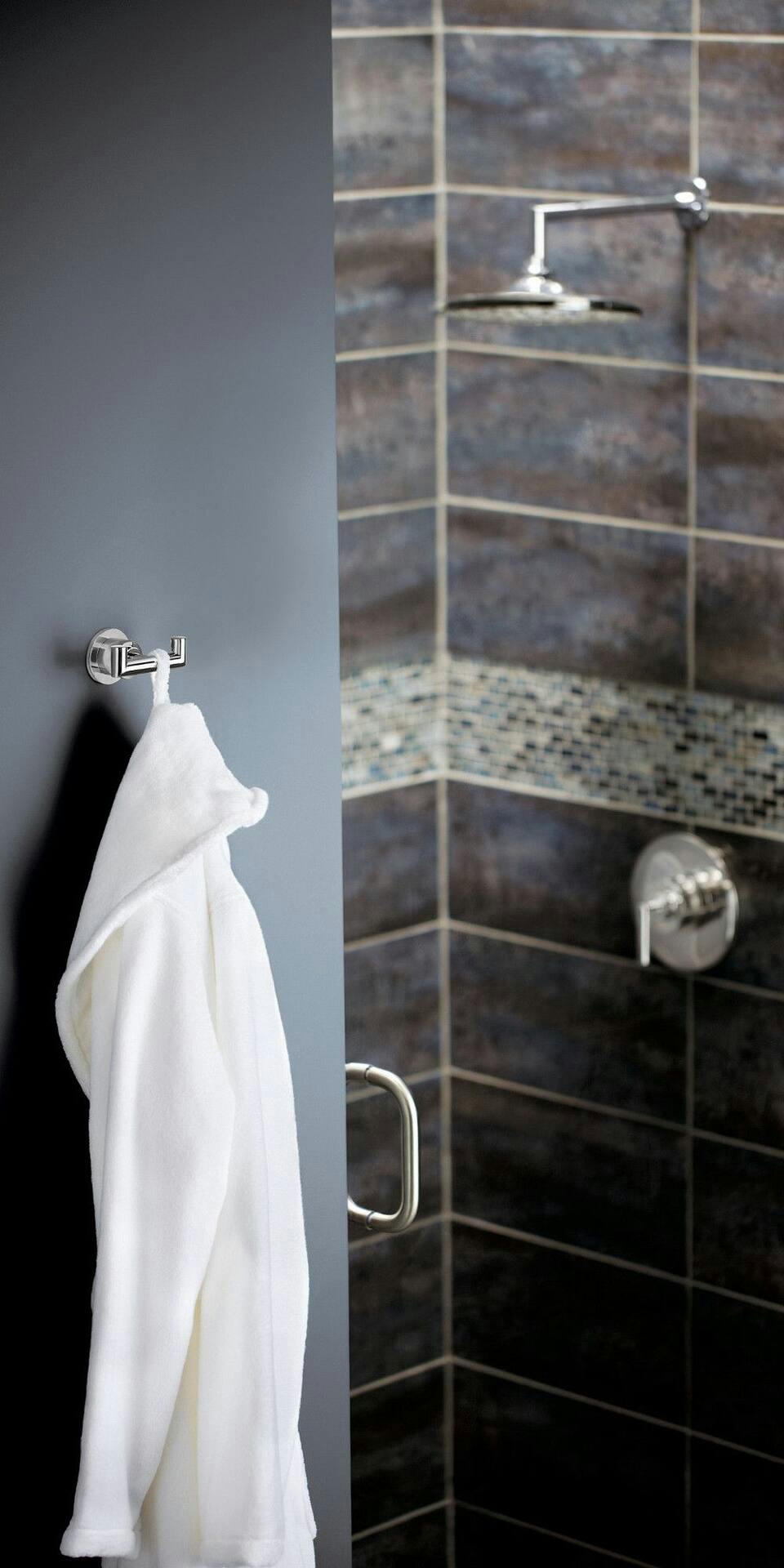 Moen Arris Modern Double Robe Hook, Chrome