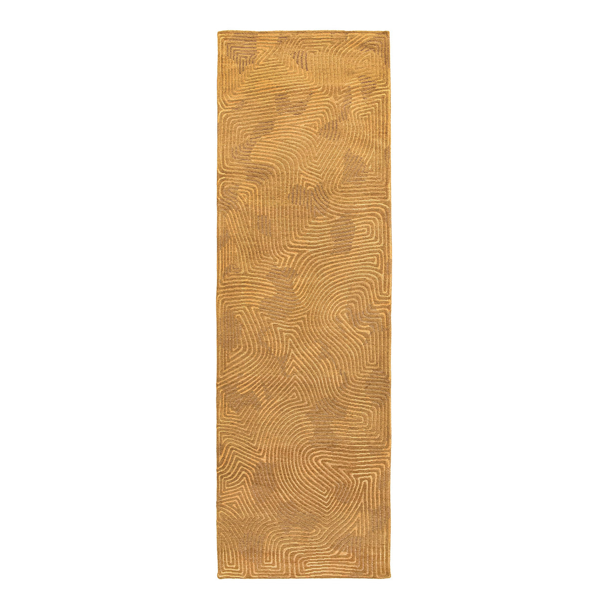 Louis De Poortere vloerkleed Jelly Gold - geel - 80x250cm