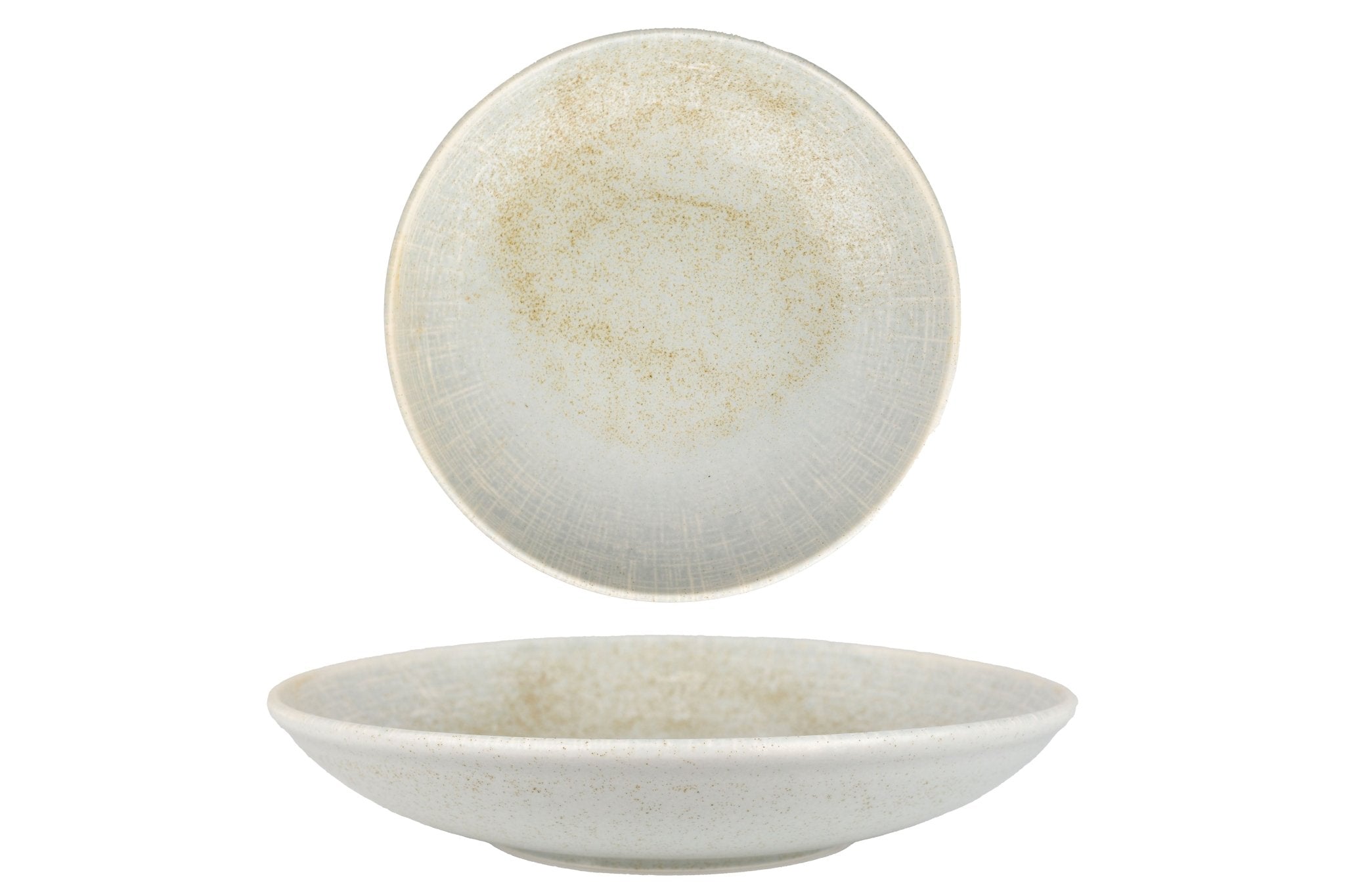 ID Fine Diep bord - Mellow - Porselein - 22 cm (700cc) - set van 6