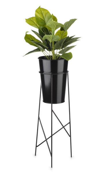 Kwietnik stojak na rośliny 72 cm czarny LOFT