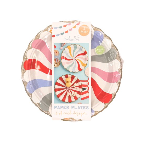 Circus Party Plates 8 Pack