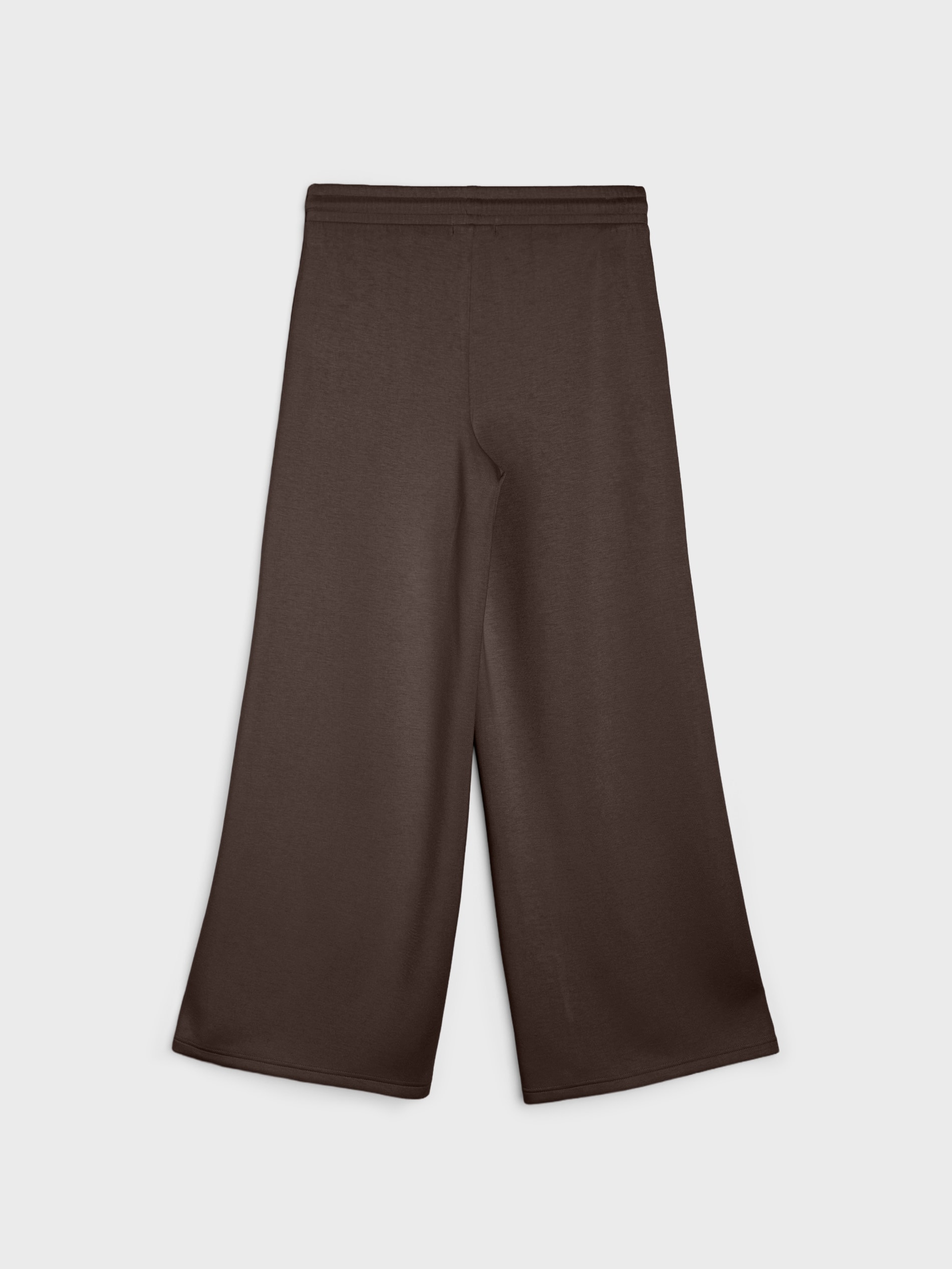 Spodnie wide leg z kieszeniami i domieszką wiskozy, soft touch