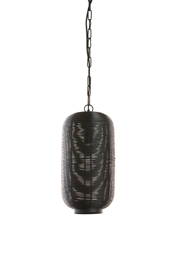 Light & Living hanglamp TOMEK - zwart - Ø21x44cm