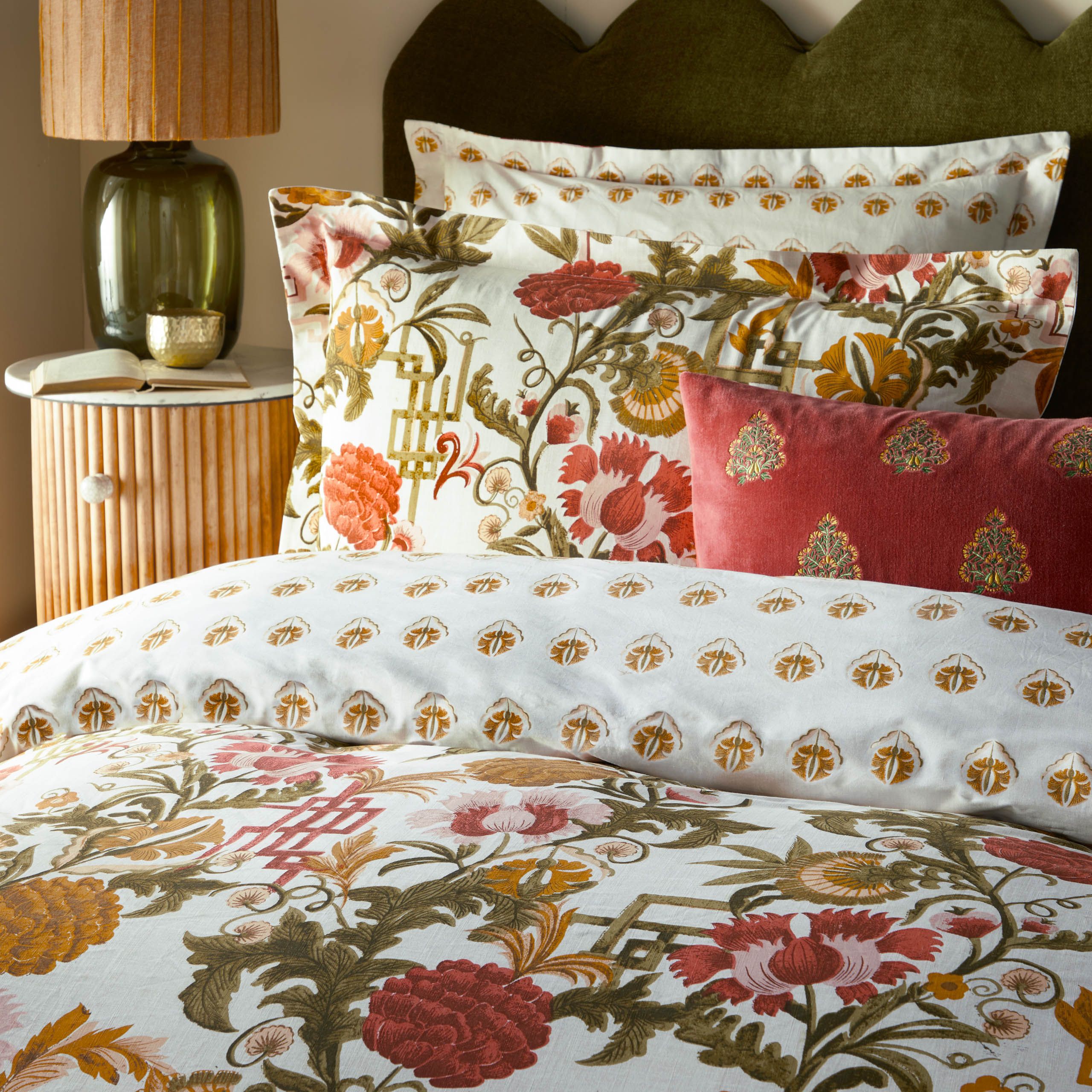 Paoletti Seventy Three Ishana Floral Duvet Cover Set