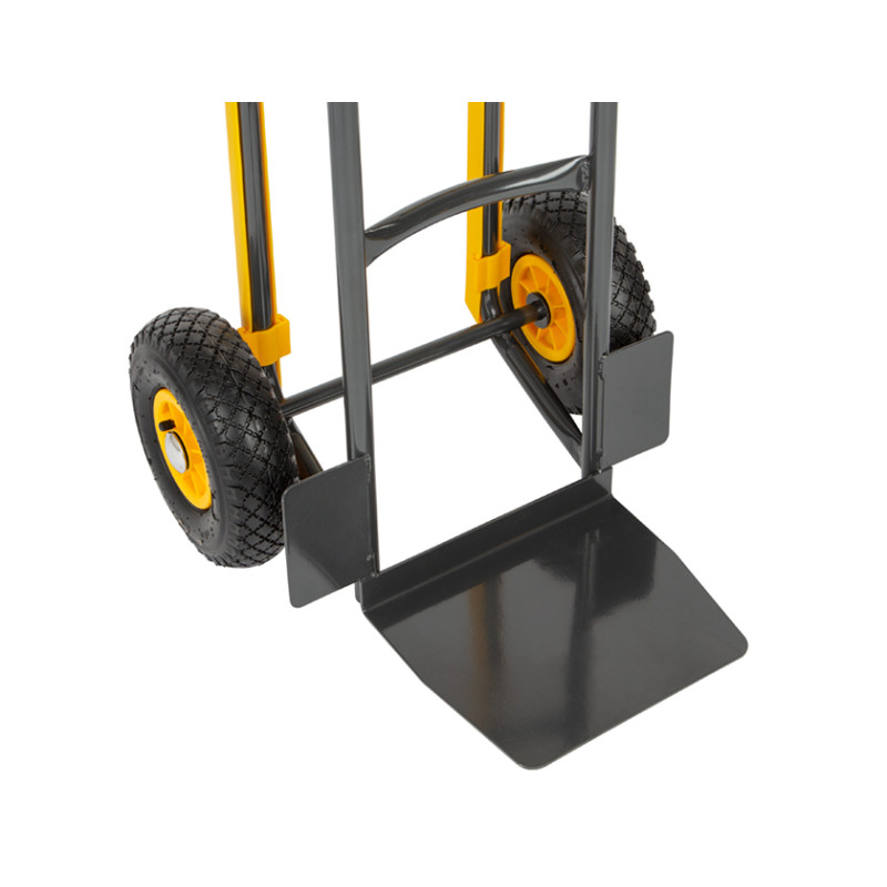 Diable en acier avec appui haut et roues gonflables 200 kg PRACTO TOOLS