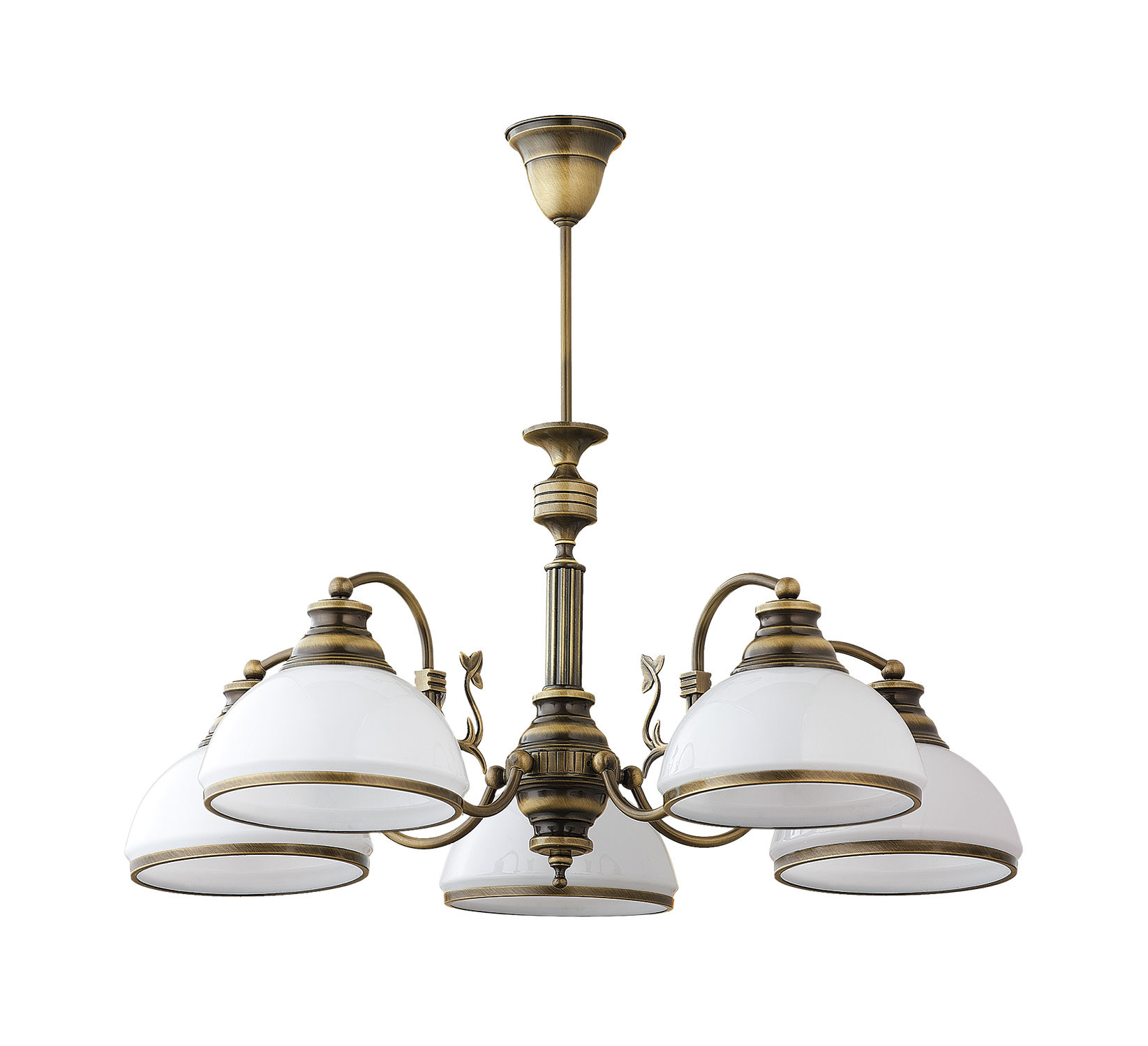 Żyrandol ZEUS mosiądz 5xE27x20W wym:60x70x70cm IP20 Jupiter