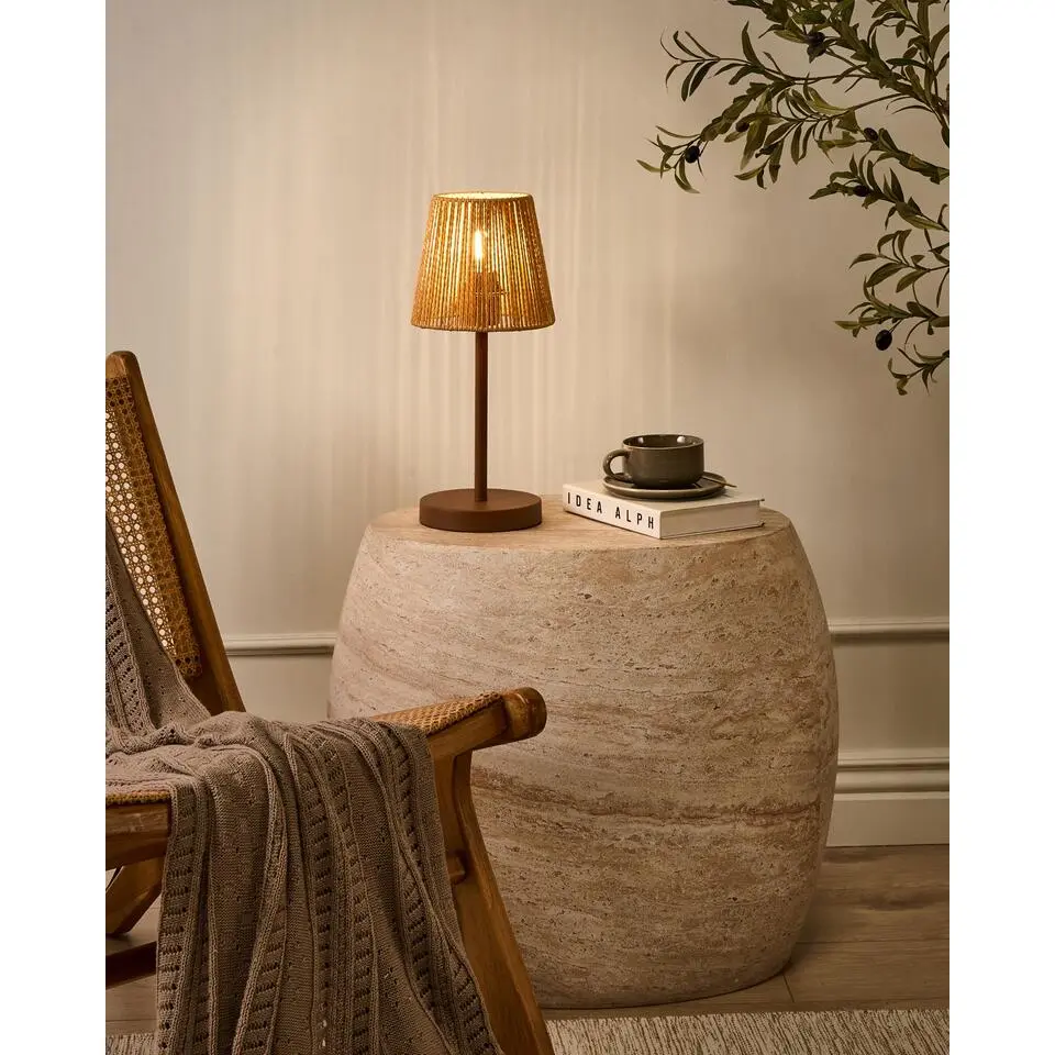 HANGER - Tafellamp - Bruin - Papiertouw