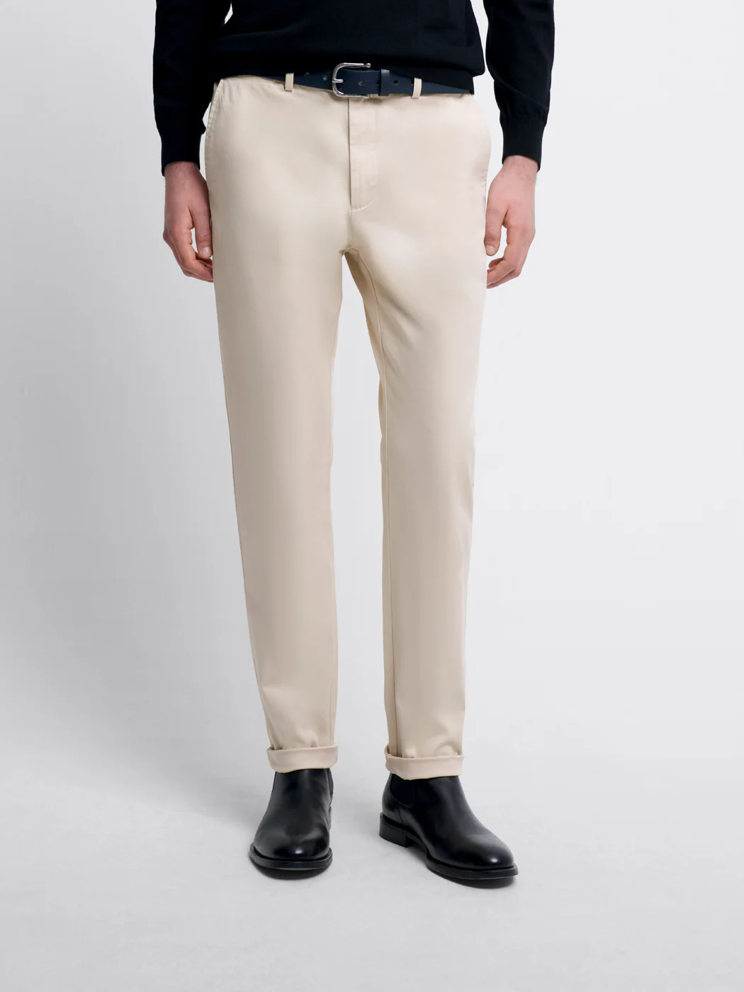 Chino en coton mélangé