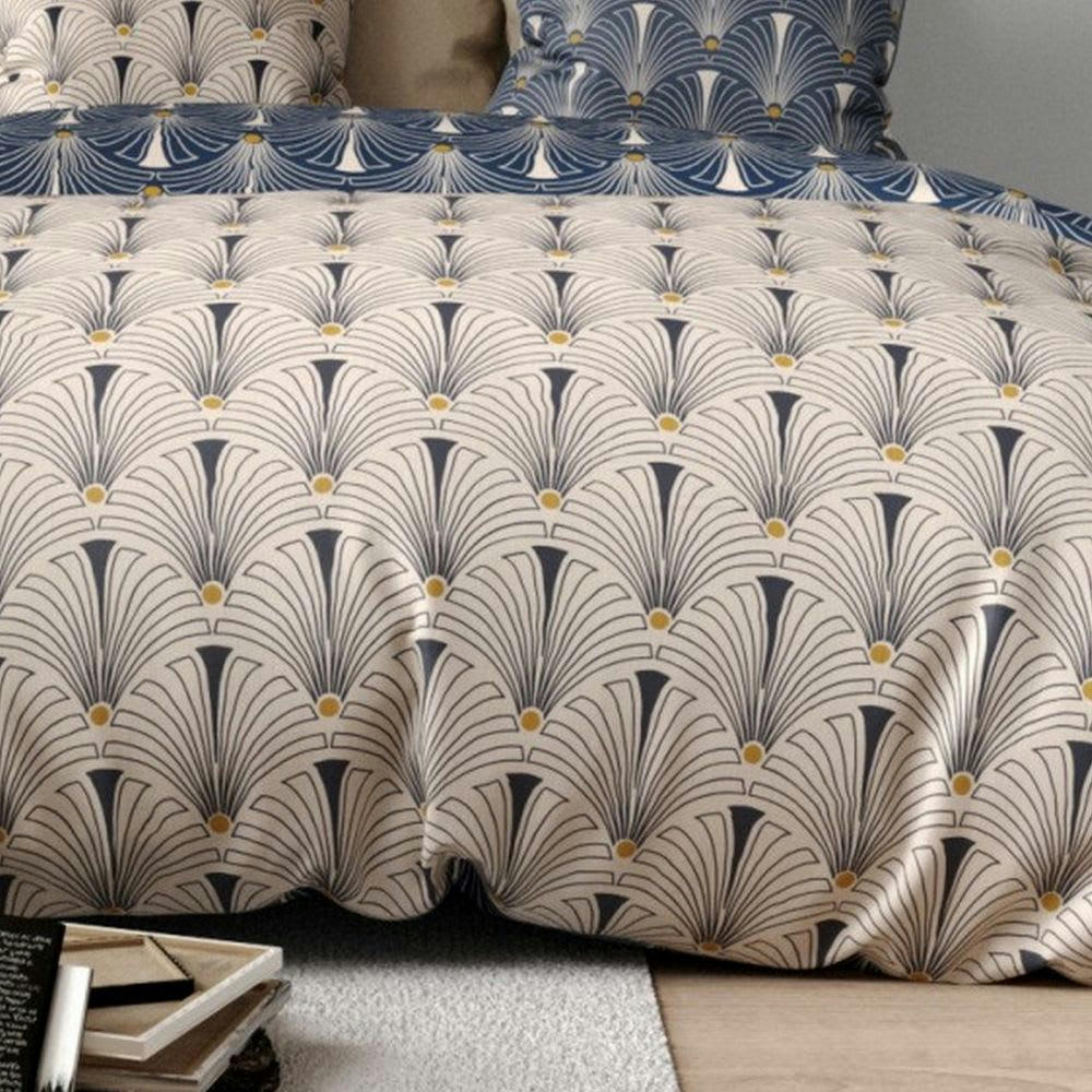 - Parure de lit 2 places coton à motif 240x260 cm