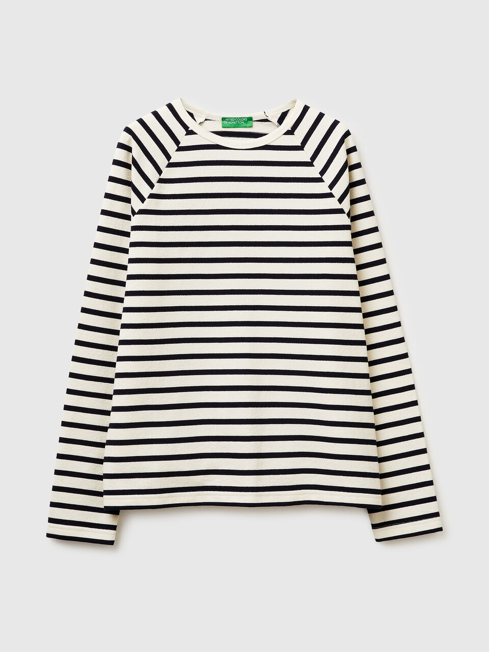 Striped closed sweatshirt