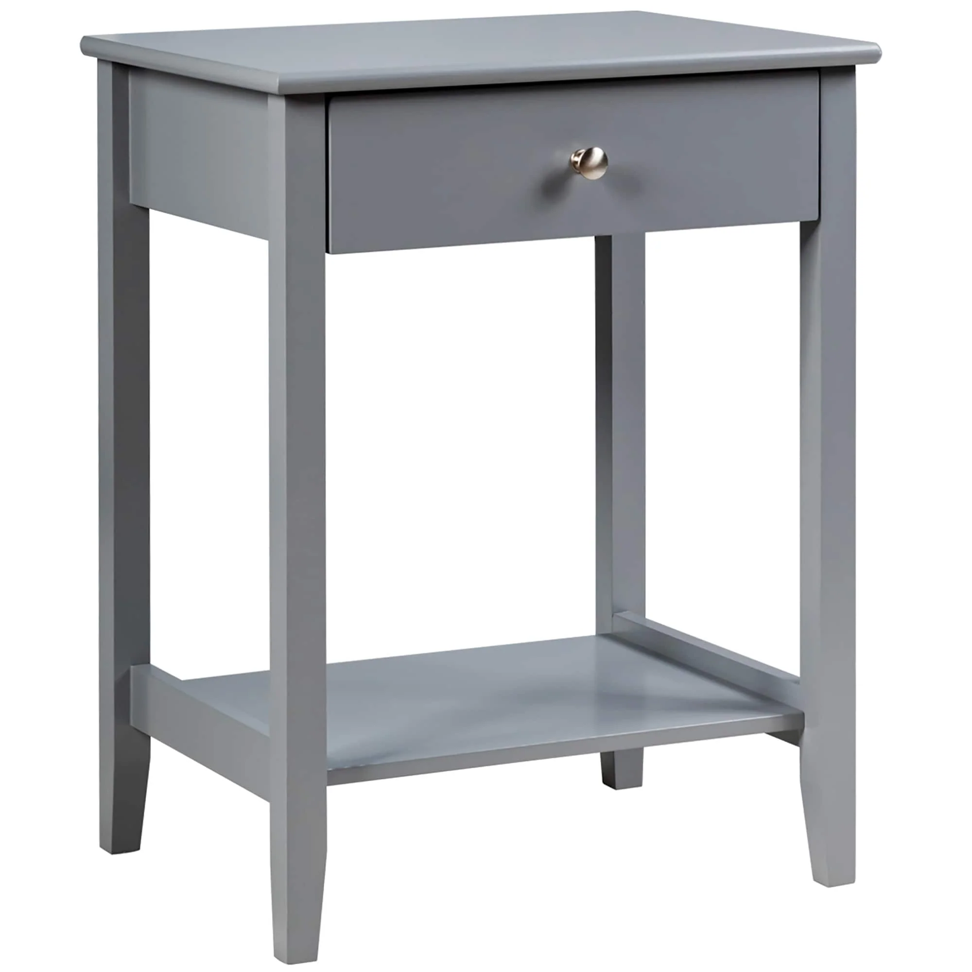 Costway Nightstand End Table Storage Display Bedroom Furniture Drawer
