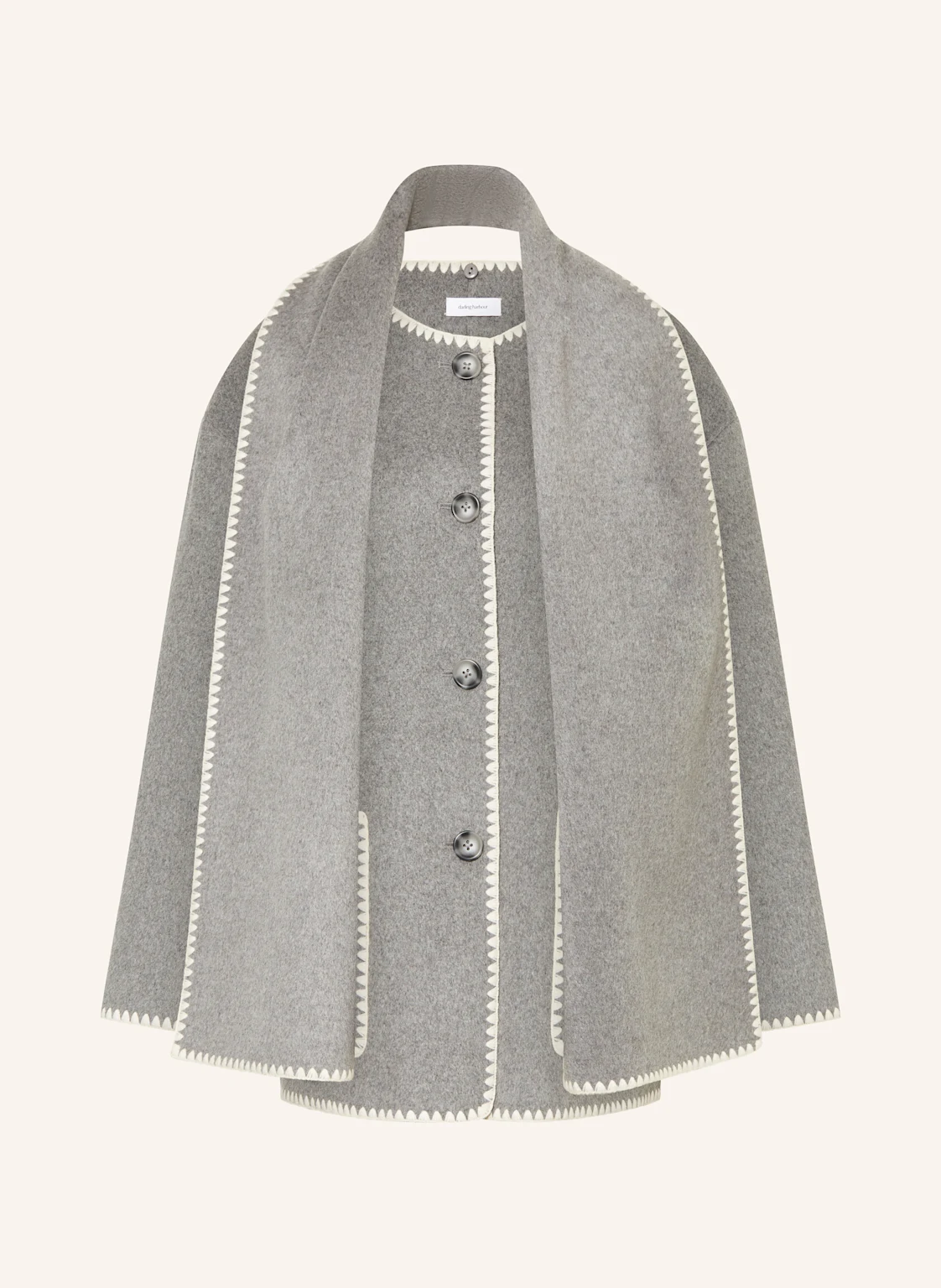 darling harbour Jacke mit abnehmbarem Schal