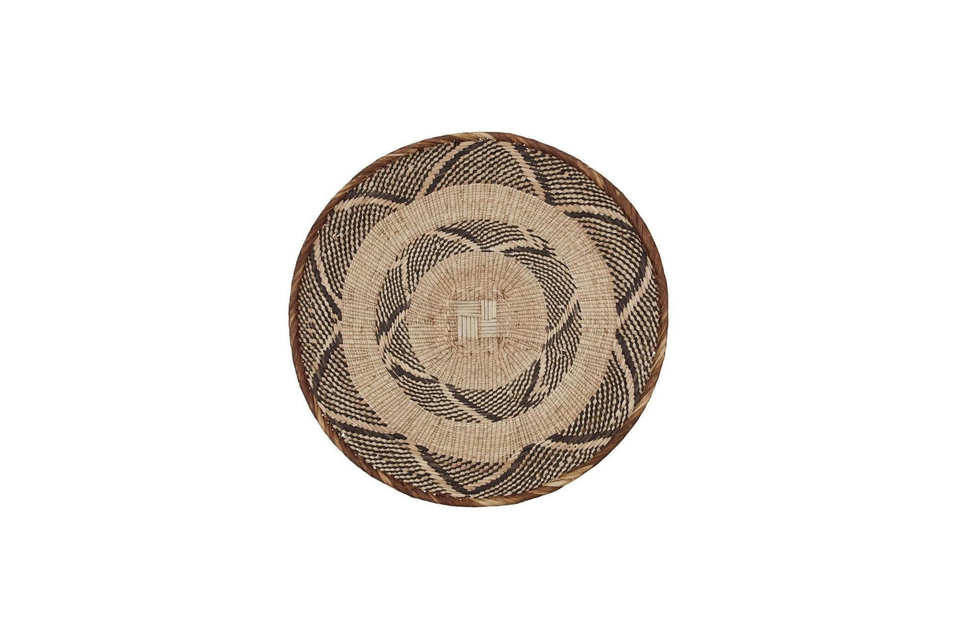 ILALA - Panier en fibre naturelles beige