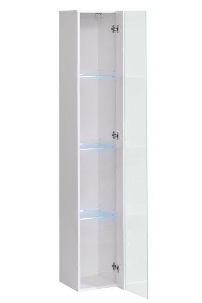 Witryna wisząca czarny połysk SWITCH 180 cm   LED
