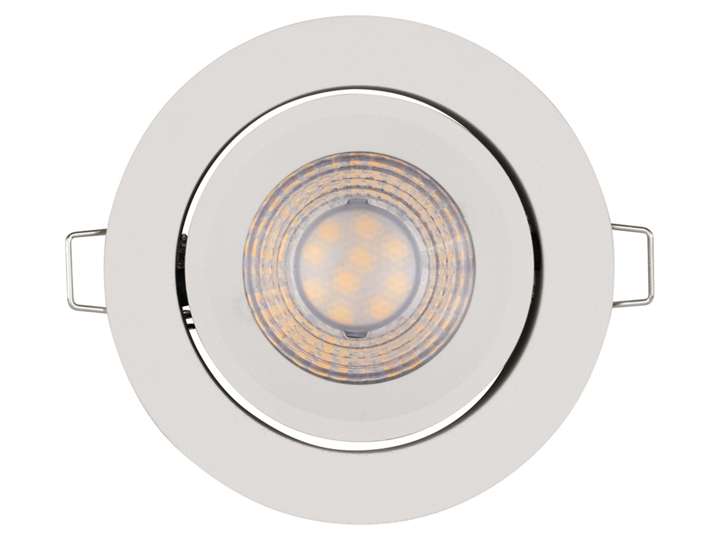 Komplet 3 oczek Spotlight LED aluminiowe 9 cm białe