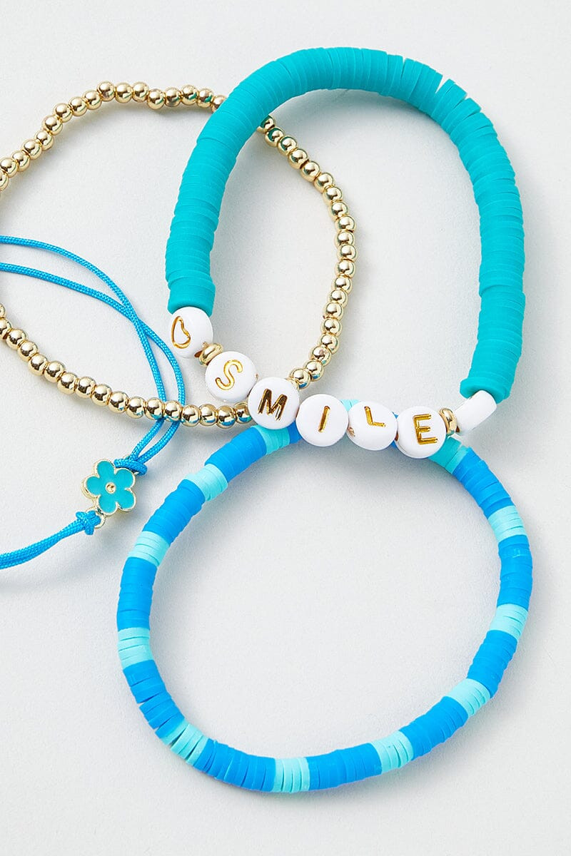 Hello Franki Blue Smile Braclet Set for girls