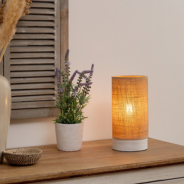 Lampe cylindre Elva H27 cm - Atmosphera