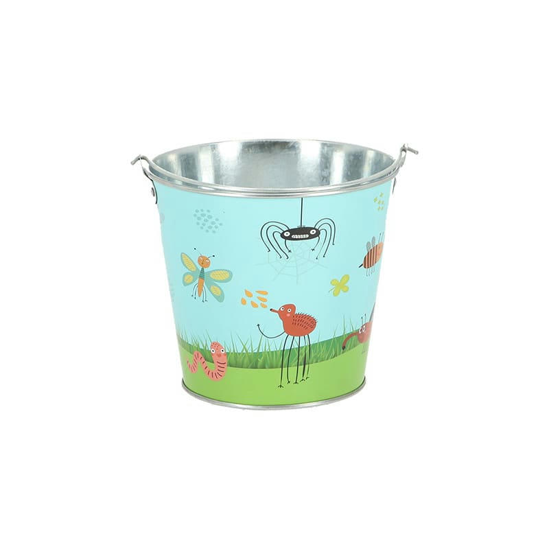 - Seau enfant motif insectes