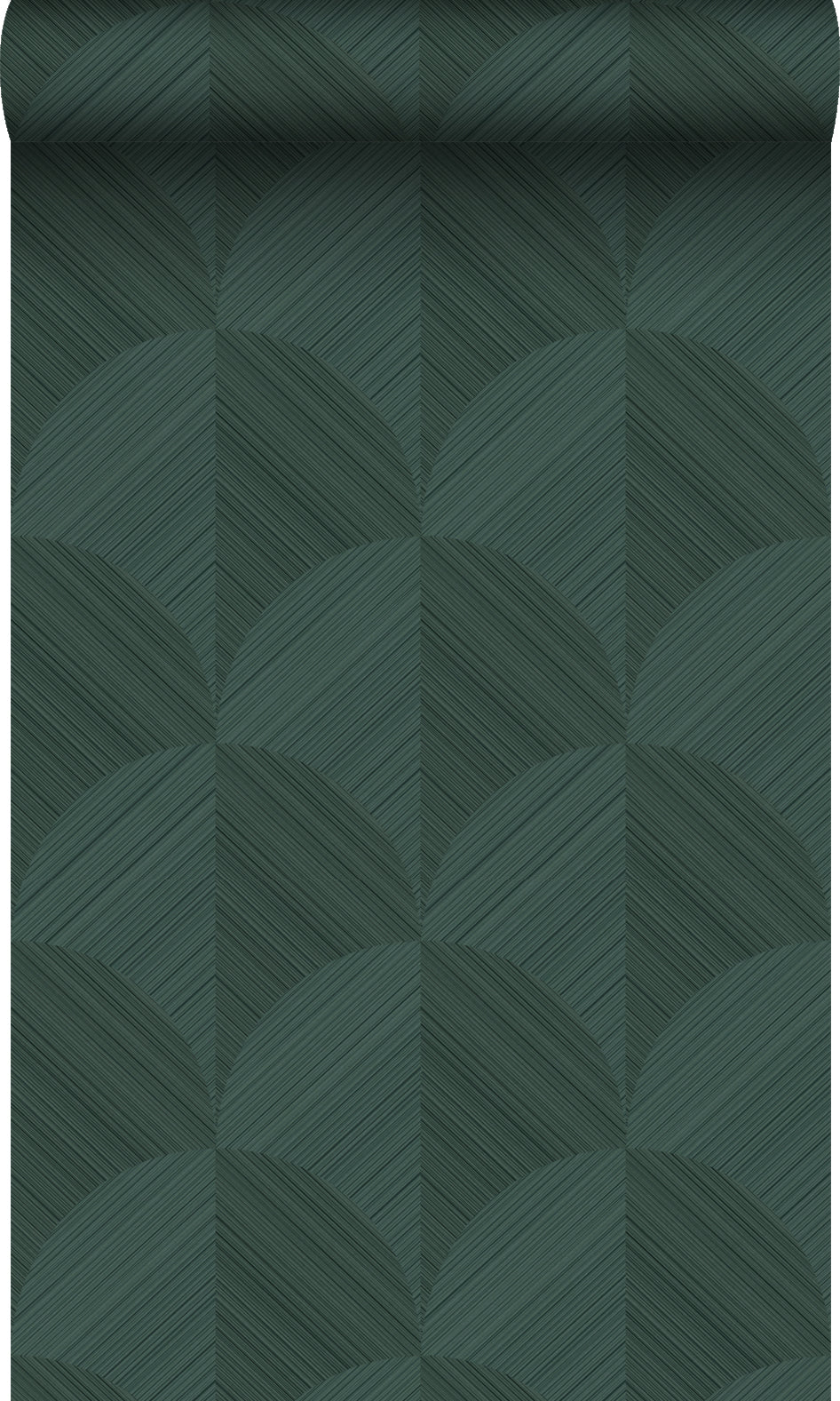 Origin Wallcoverings behang 3D-motief donkergroen - 53 cm x 10.05 m - 347939