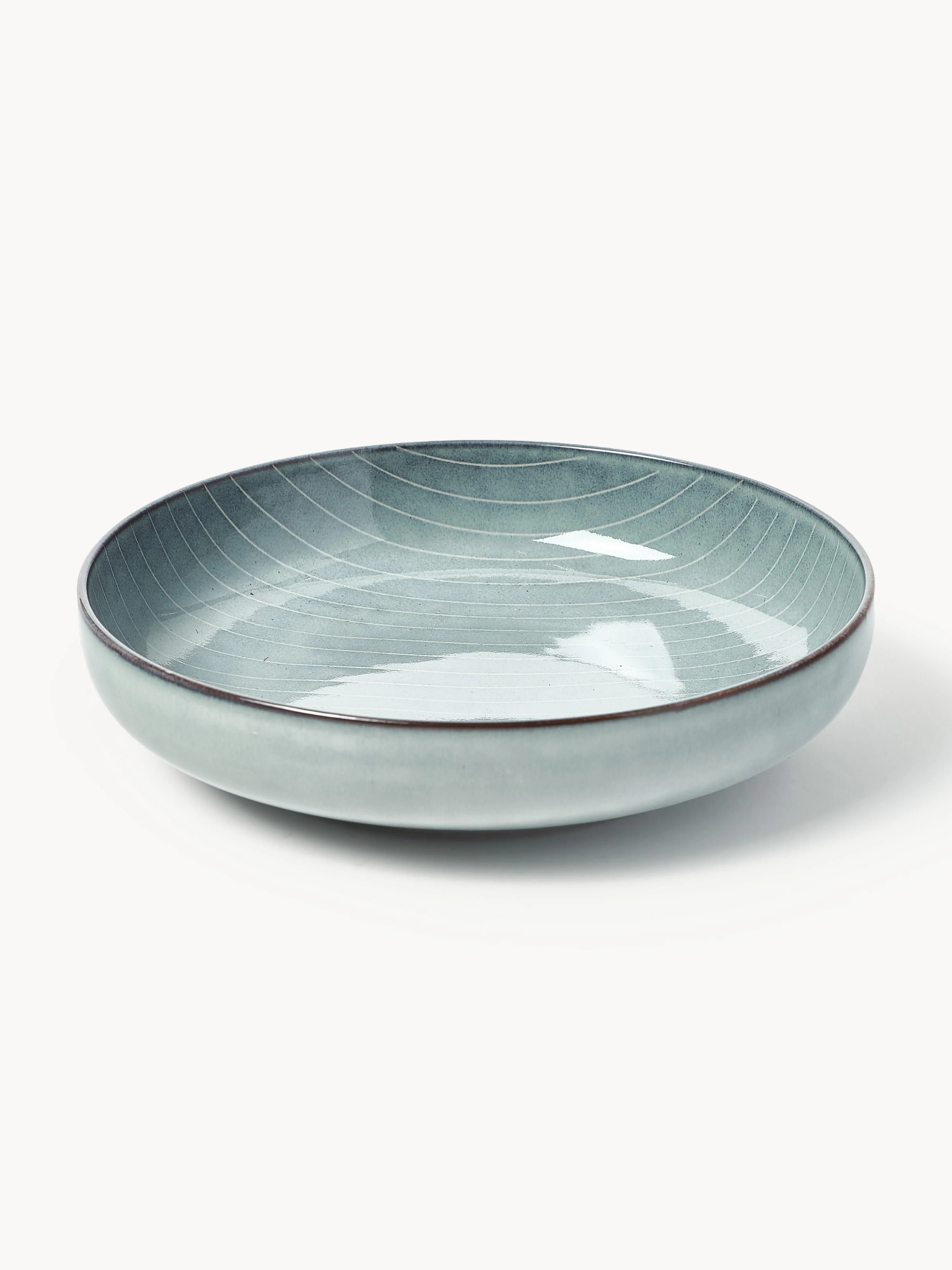 Handgemachte Schalen Nordic Sea, Ø 22 cm, 4er-Set