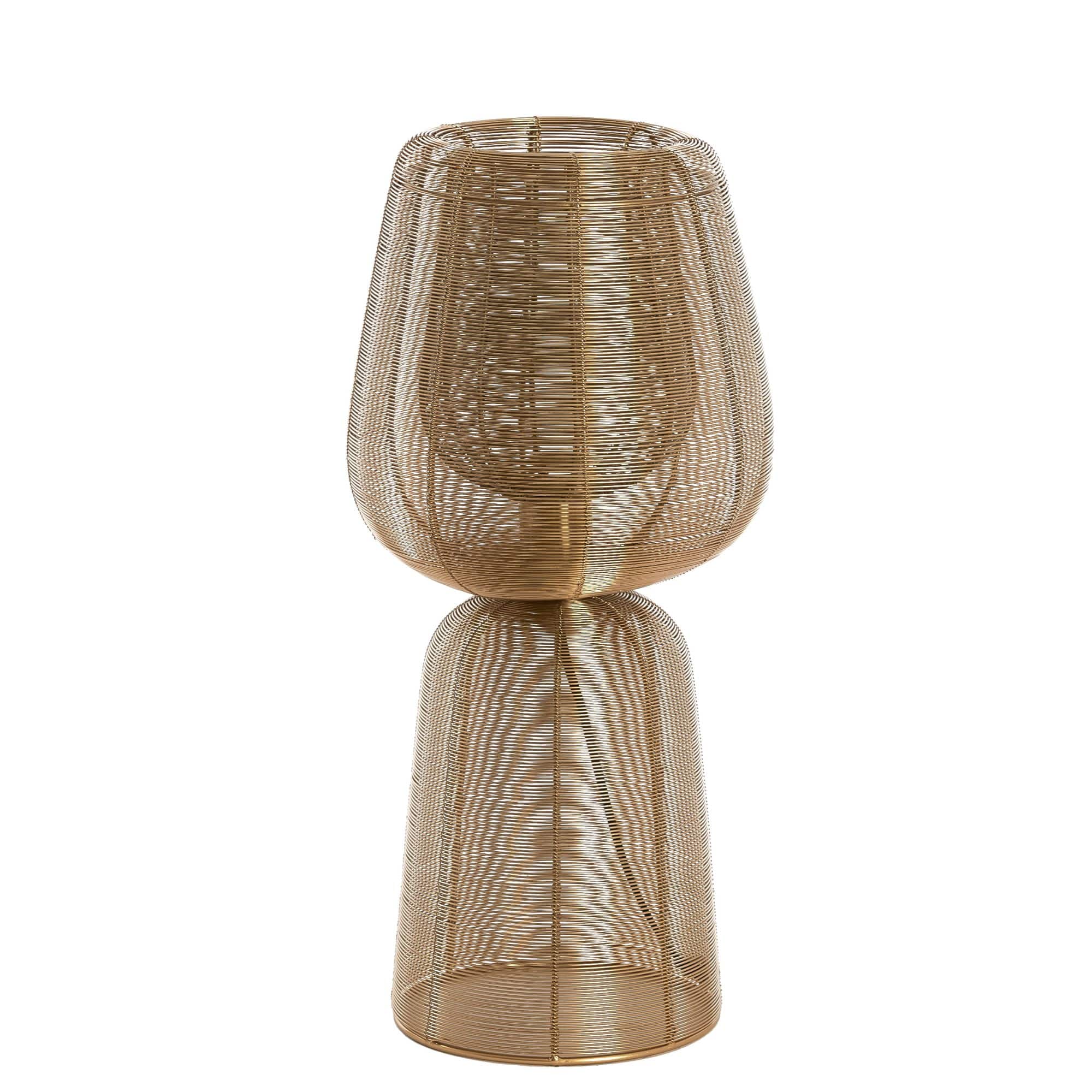 Light & Living tafellamp ABOSO - goud - Ø24cm