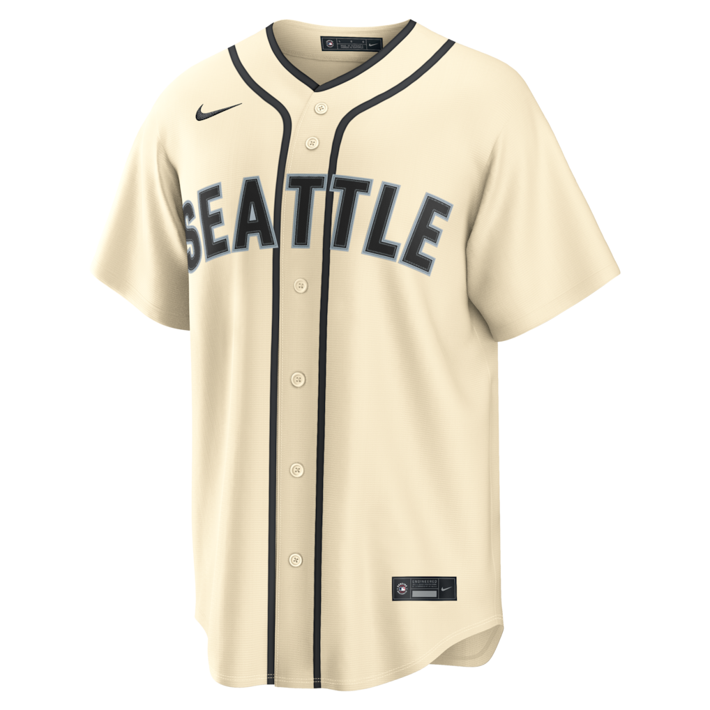 Cal Raleigh Seattle Mariners Nike Alternate Limited Player Jersey - Cream