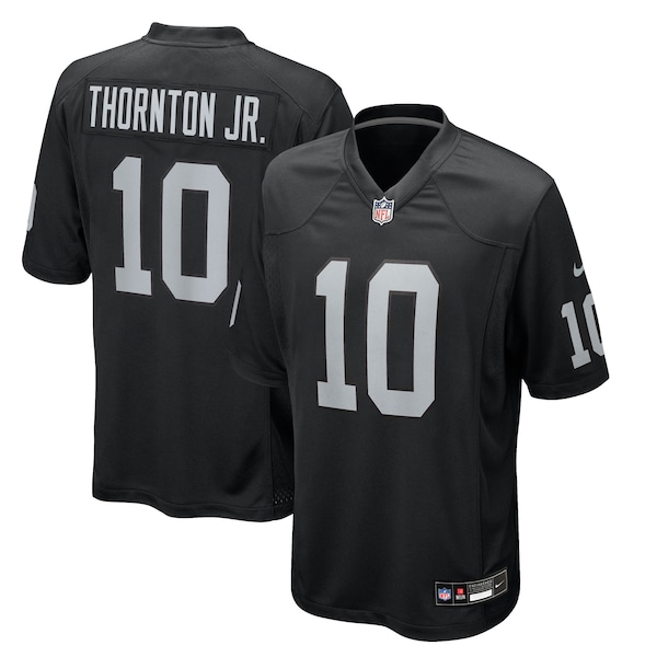 Dont'e Thornton Jr. Las Vegas Raiders Nike Team Game Jersey -  Black