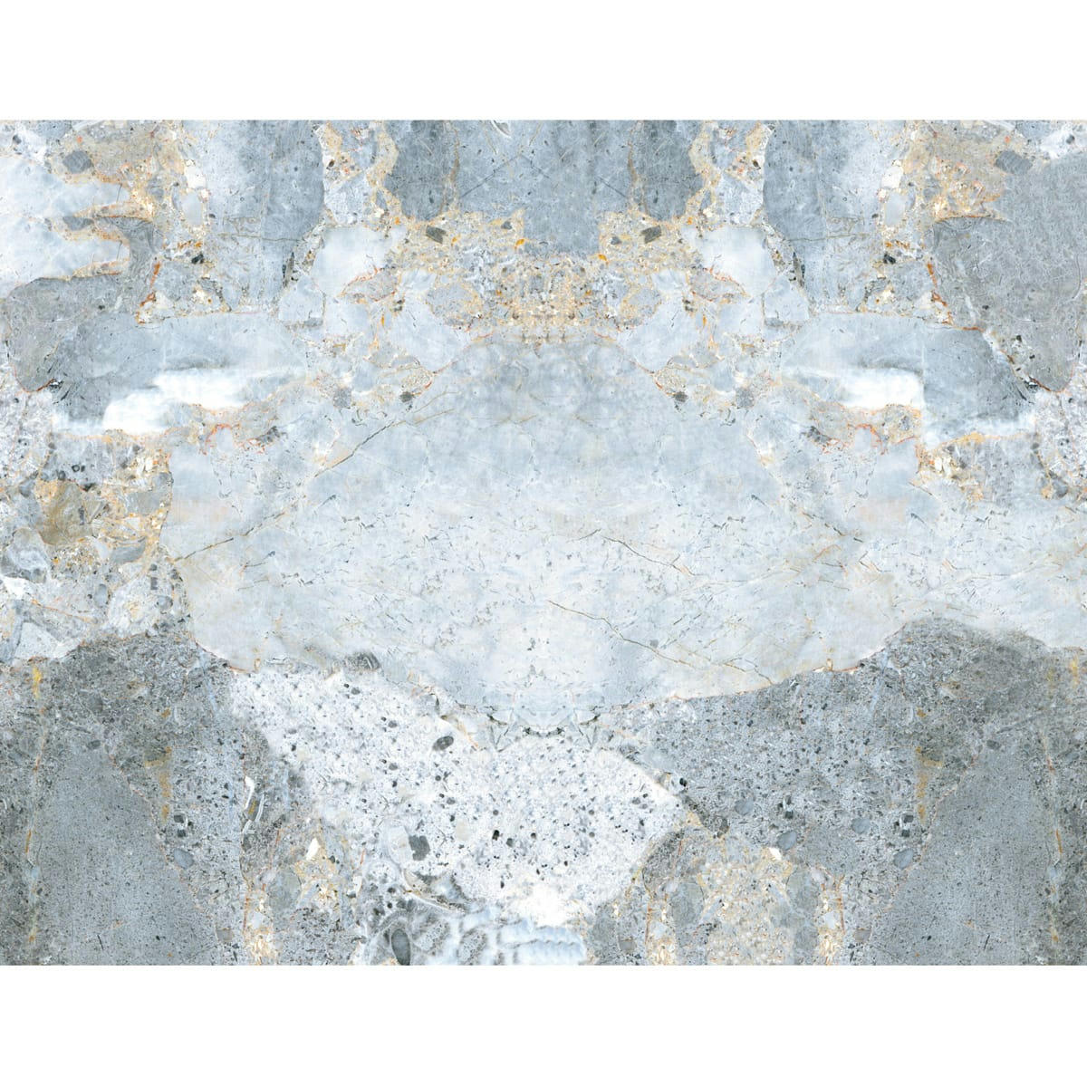 MINERAL - Crédence cuisine Fond de hotte ALU L90cmxH70cm Gris Pierre