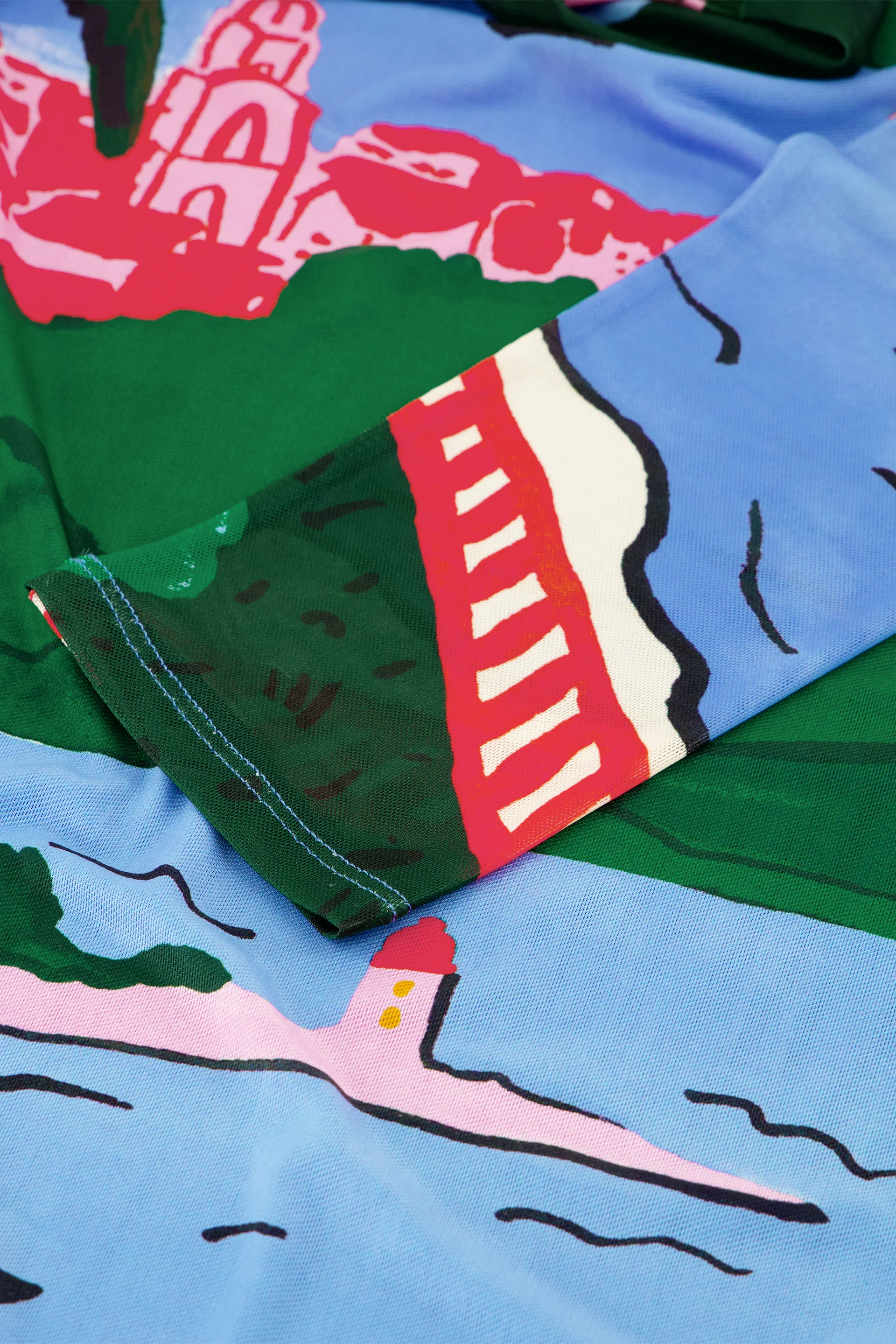 Jane Top | Marina Blue/Evergreen