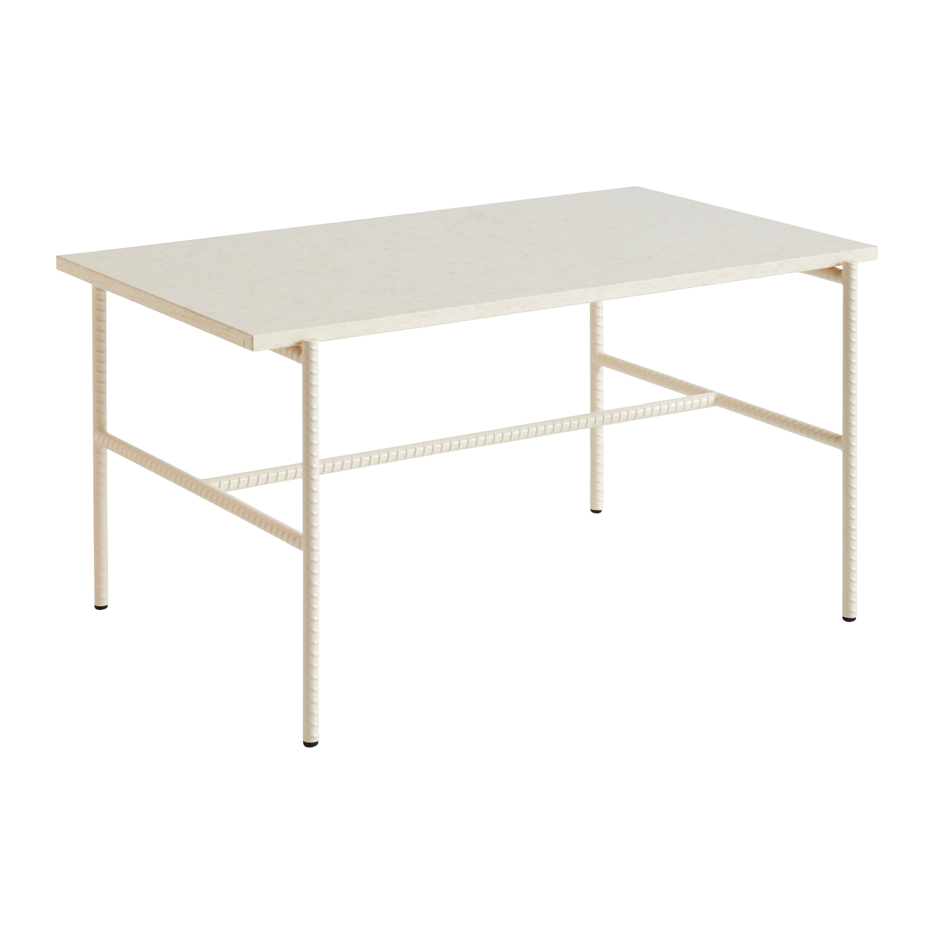 HAY Rebar Salontafel - Beige - H 40,5 x B 80 x D 49 cm