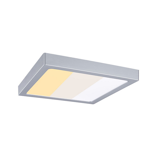 Panneau LED Abia 2 White Select Détecteur de mouvement crépusculaire (HF) carré 300x300mm 14W 900lm 2700 - 4000K Chrome mat