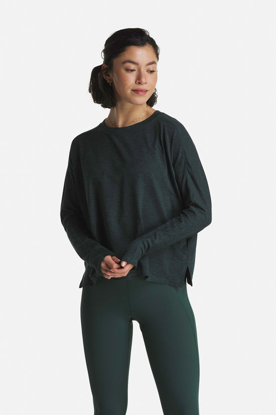 Girlfriend Collective Reset Loose Long Sleeve Tee Dames